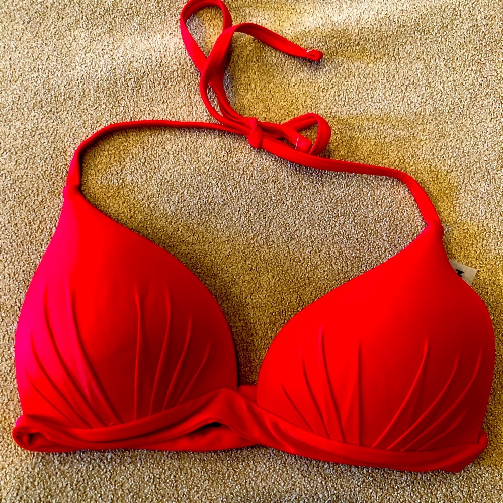 Red SHEIN Bikini Top